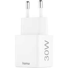 Зарядний пристрій HAMA Mini 1xUSB-C 1xUSB-A 30W White (00201992)