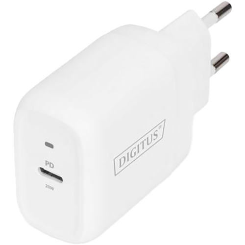 Сетевое зарядное устройство DIGITUS Universal USB-C 20W White(DA-10196)