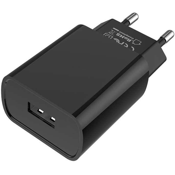 Сетевое зарядное устройство BOROFONE BA20A Sharp single port Black (BA20ALB) Тип сетевое зарядное устройство