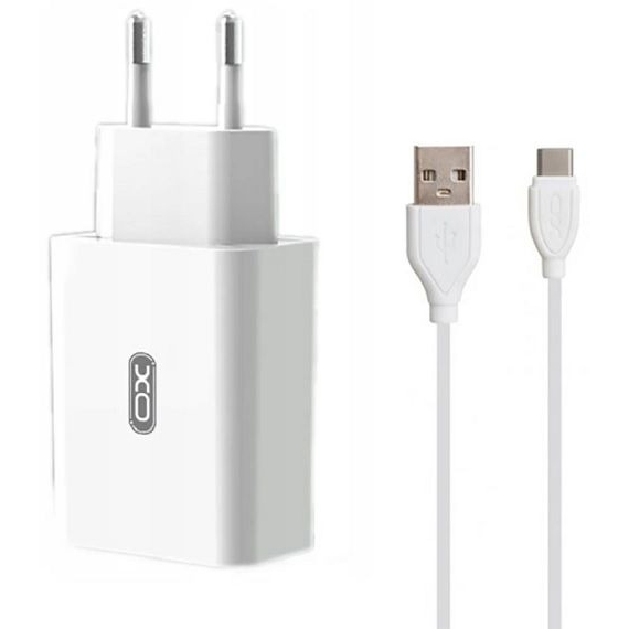 Сетевое зарядное устройство XO QC 3.0 L36 18W 1USB + Type-C White (XO-L36-TC) Мощность 18