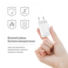 Зарядний пристрій COLORWAY GaN Mini 65W PPS Type-C PD White (CW-CHS049PD-WT)