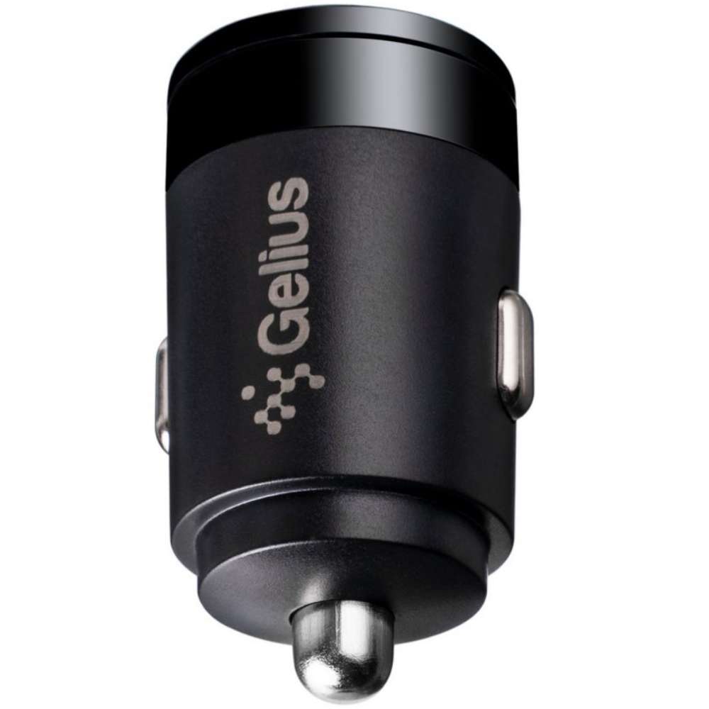 Автомобильное зарядное устройство GELIUS Inch Twix USB+Type-C Black (GP-CC010) Кабель отсутствует