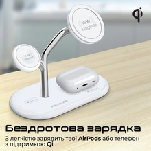 Беспроводное зарядное устройство PROMATE Synergy-Pro White (synergy-pro.white)