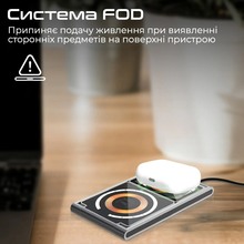 Бездротовий зарядний пристрій PROMATE LucidFold-Trio Black (lucidfold-trio)