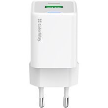 Сетевое зарядное устройство COLORWAY GaN Mini 30W White (CW-CHS053PD-WT)