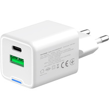 Сетевое зарядное устройство COLORWAY GaN Mini 30W White (CW-CHS053PD-WT)