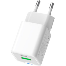 Сетевое зарядное устройство COLORWAY GaN Mini 30W White (CW-CHS053PD-WT)
