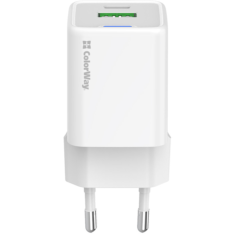 Зарядний пристрій COLORWAY GaN Mini 35W White (CW-CHS055PD-WT) Тип мережевий зарядний пристрій