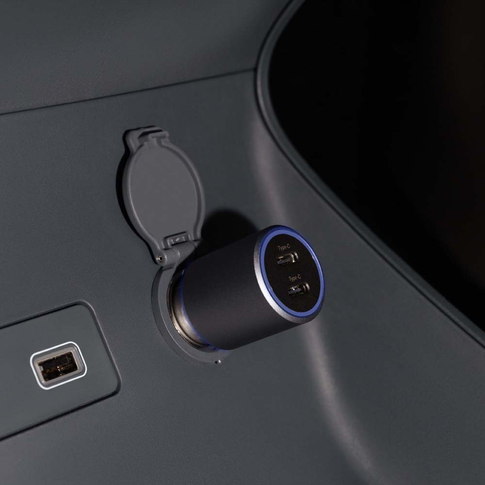 Автомобільний зарядний пристрій PROOVE Double Energy Metal Gray (60073metal gray) Тип автомобільний зарядний пристрій