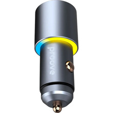 Автомобильное зарядное устройство PROOVE Double Energy Metal Gray (60073metal gray)