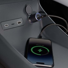 Автомобільний зарядний пристрій PROOVE Double Energy Metal Gray (60073metal gray)