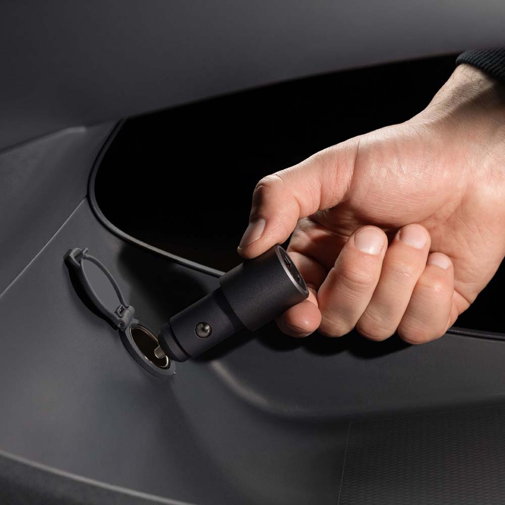 Зовнішній вигляд Автомобільний зарядний пристрій PROOVE Double Energy Plus Metal Gray (48859metal gray)