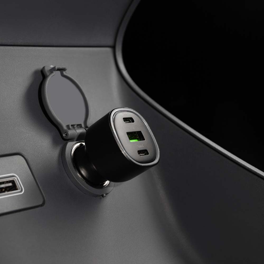 Автомобильное зарядное устройство PROOVE Flash Black (60077black) Выходной разъем USB Type-C