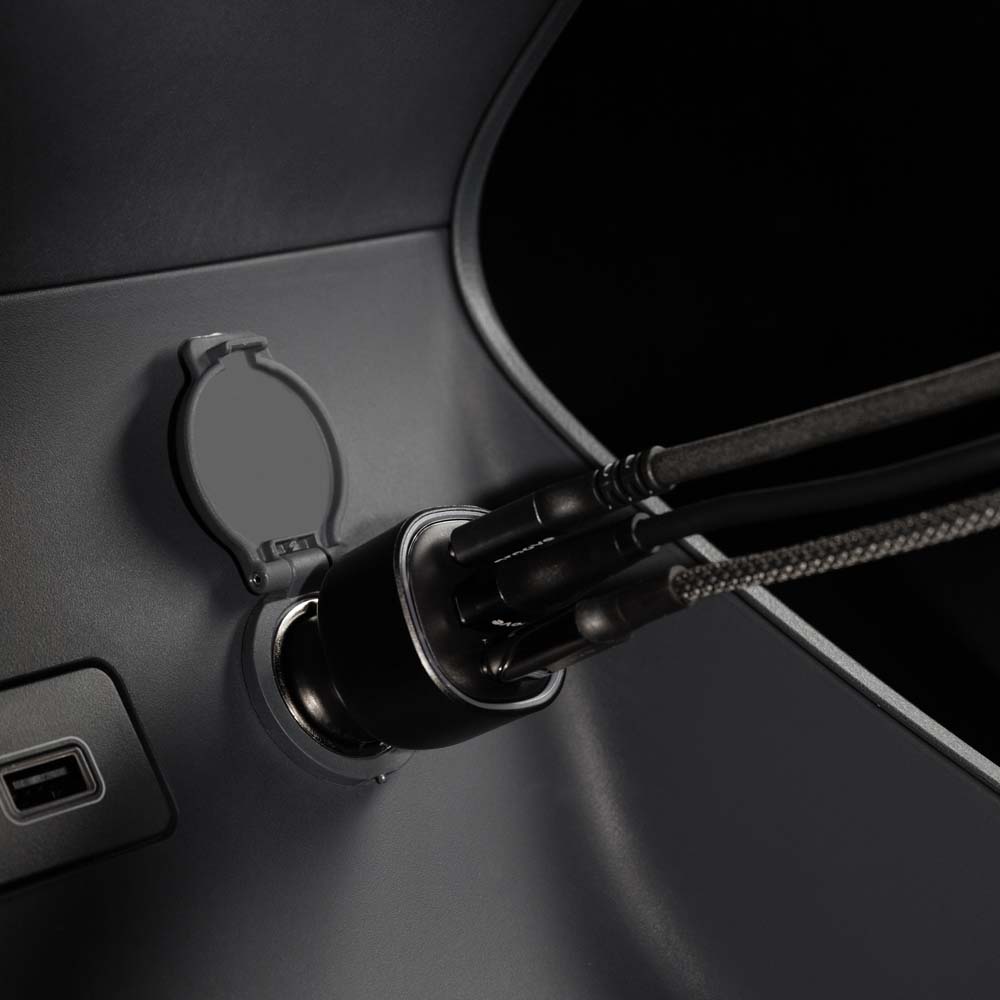 Автомобильное зарядное устройство PROOVE Flash Black (60077black) Мощность 60