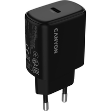 Сетевое зарядное устройство CANYON OnCharge 200 20W Black (CNE-CHA200-11)
