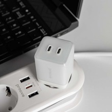 Зарядний пристрій PROOVE Pure GaN Max 67W (USB-C+USB-C) White (WCPU67022202)