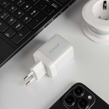 Зарядний пристрій PROOVE Pure GaN Max 67W (USB-C+USB-C) White (WCPU67022202)