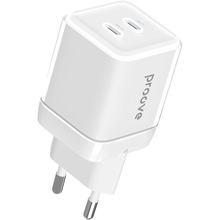 Зарядний пристрій PROOVE Pure GaN Max 67W (USB-C+USB-C) White (WCPU67022202)