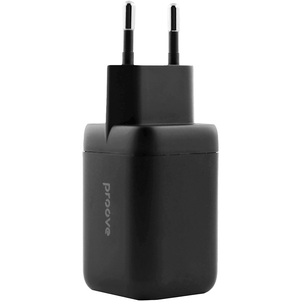 Зарядний пристрій PROOVE Silicone Power 40W (USB-C+USB-C) Black (WCSP4020001) Тип мережевий зарядний пристрій