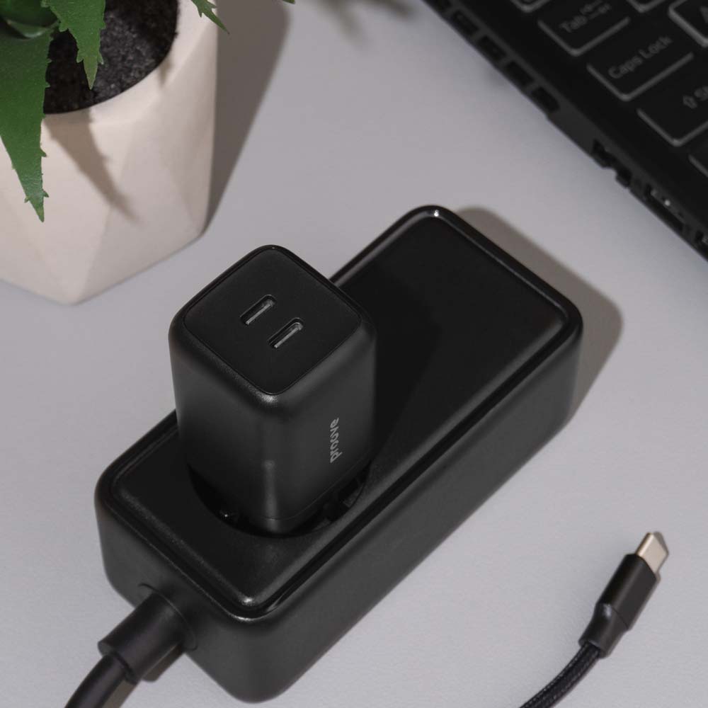 Зарядний пристрій PROOVE Silicone Power 40W (USB-C+USB-C) Black (WCSP4020001) Вихідний роз'єм USB Type-C