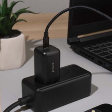 Зарядний пристрій PROOVE Silicone Power 40W (USB-C+USB-C) Black (WCSP4020001)