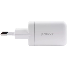 Сетевое зарядное устройство PROOVE Silicone Power 40W (USB-C+USB-C) White (WCSP4020002)