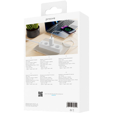 Сетевое зарядное устройство PROOVE Silicone Power 40W (USB-C+USB-C) White (WCSP4020002)