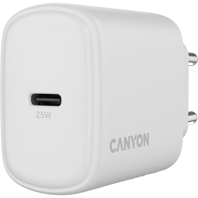 Сетевое зарядное устройство CANYON OnCharge 250 25W White (CNE-CHA250-01) Кабель отсутствует
