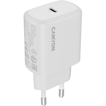 Сетевое зарядное устройство CANYON OnCharge 200 20W 1xPD EU White (CNE-CHA200-01)