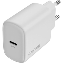 Сетевое зарядное устройство CANYON OnCharge 200 20W 1xPD EU White (CNE-CHA200-01)