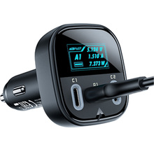 Автомобільний зарядний пристрій ACEFAST B5 101W OLED Smart Display Black (AFB5B)