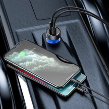 Автомобільний зарядний пристрій BASEUS Particular Digital Display QC+PPS 65W Shallow tarnish (CCKX-C0A)