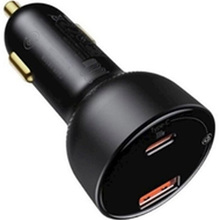 Автомобильное зарядное устройство BASEUS Superme Digital Display PPS 160W Black (TZCCZX-01)
