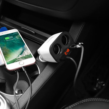 Автомобільний зарядний пристрій HOCO Z28 Power ocean cigarette lighter White (6957531091967)