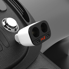 Автомобільний зарядний пристрій HOCO Z28 Power ocean cigarette lighter White (6957531091967)