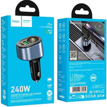 Автомобильное зарядное устройство HOCO Z56 Friend PD35W+QC3.0 Black (6942007633031)
