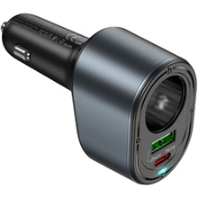 Автомобильное зарядное устройство HOCO Z56 Friend PD35W+QC3.0 Black (6942007633031)