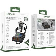 Автомобільний зарядний пристрій ACEFAST B11 138W Car Charger Splitter Black (AFB11)