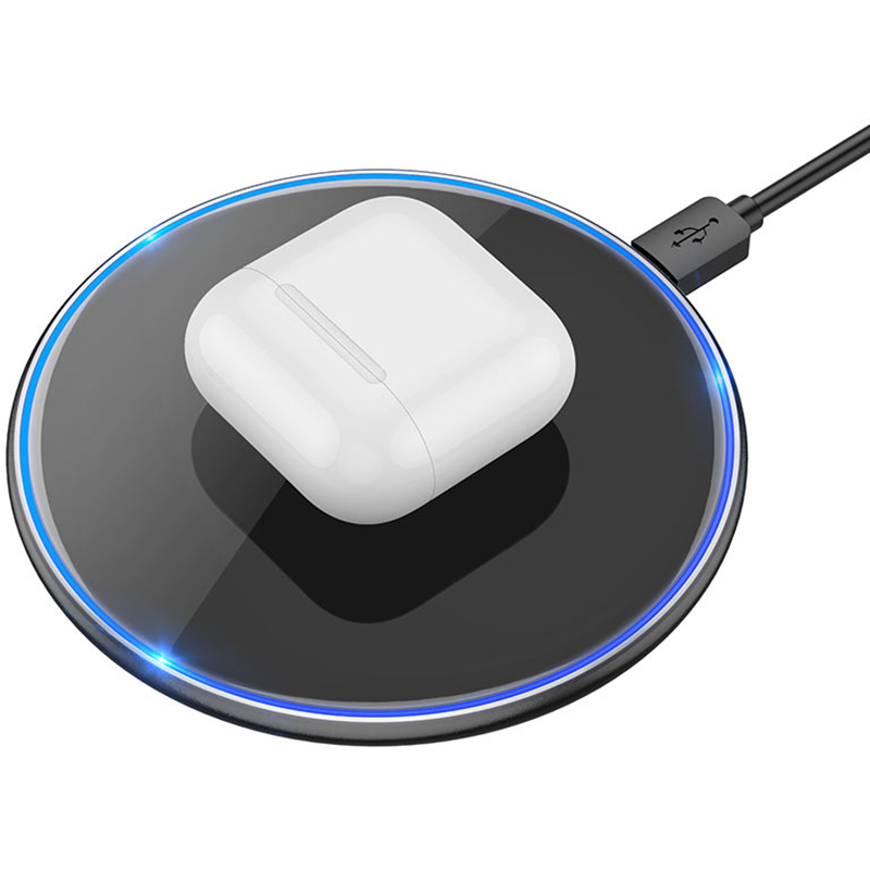 Бездротовий зарядний пристрій HOCO CW6 Pro Easy 15W Black (6931474755032) Кількість бездротових зон 1