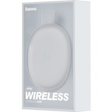 Беспроводное зарядное устройство BASEUS Jelly 15W White (WXGD-02)