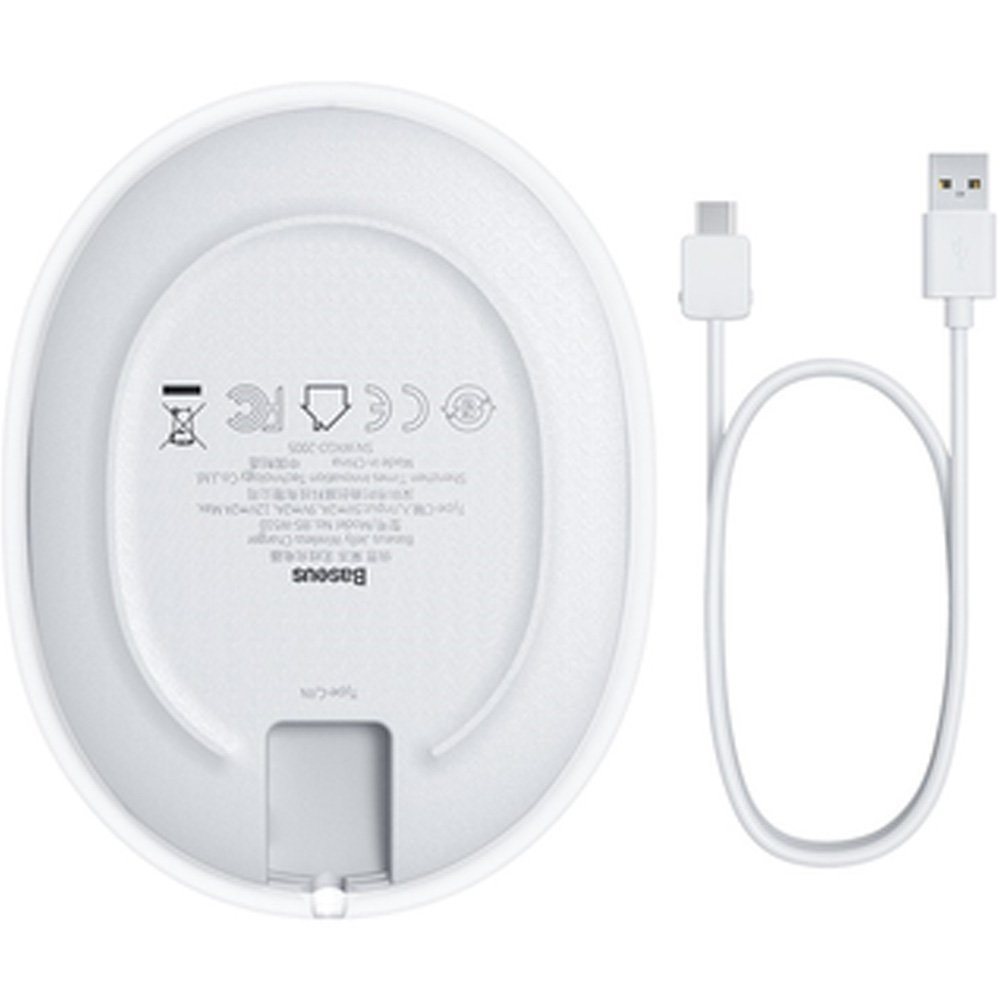 Беспроводное зарядное устройство BASEUS Jelly 15W White (WXGD-02) Мощность 15