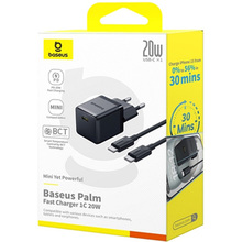 Зарядний пристрій BASEUS Palm 1C 20W Black (P10111602113-01)