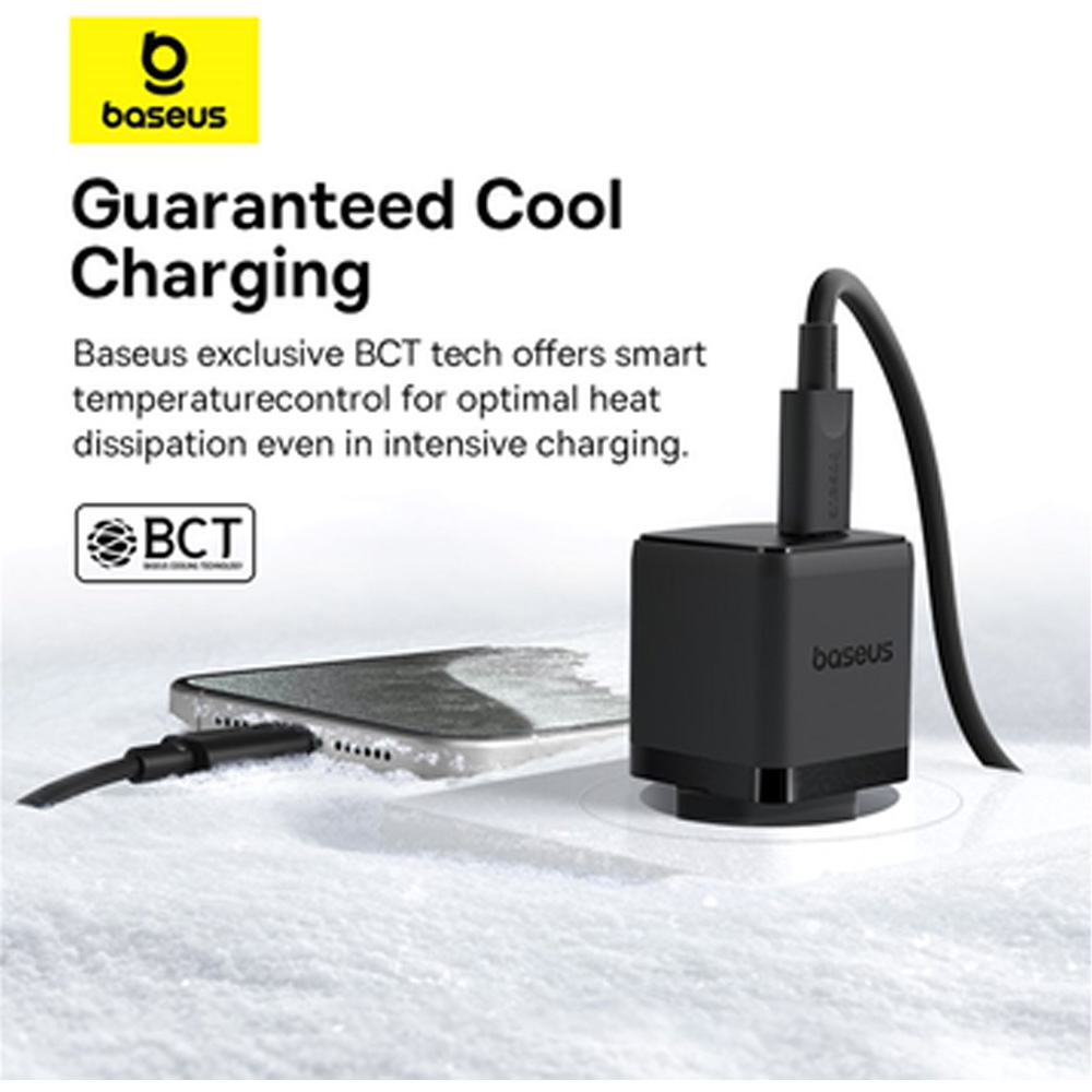В інтернет магазині Зарядний пристрій BASEUS Palm 1C 20W Black (P10111602113-01)