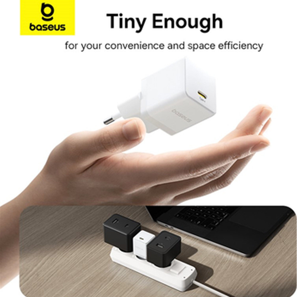 В Україні Зарядний пристрій BASEUS Palm 1C 20W White (P10111602213-01)