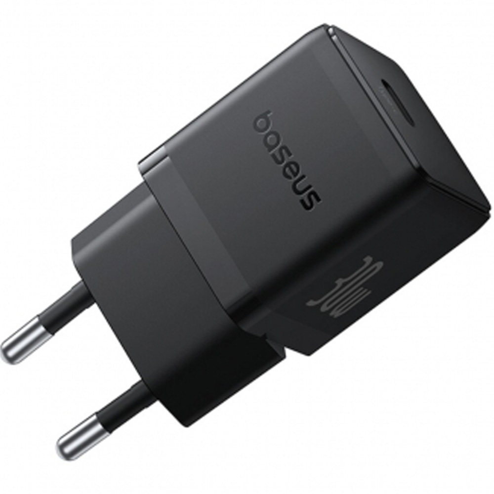Зовнішній вигляд Зарядний пристрій BASEUS Palm 1C 30W Black (P10111605113-01)