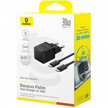 Зарядний пристрій BASEUS Palm 1C 30W Black (P10111605113-01)
