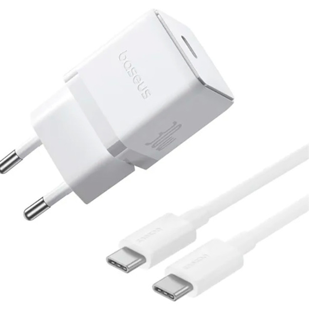 Огляд Зарядний пристрій BASEUS Palm1C 30W White (P10111605213-01)