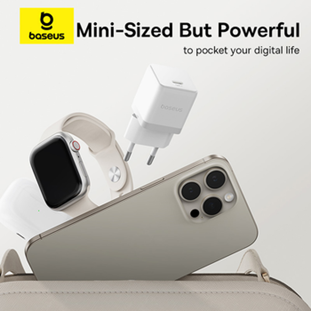 Замовити Зарядний пристрій BASEUS Palm1C 30W White (P10111605213-01)