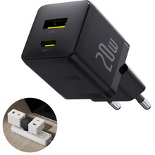 Зарядний пристрій BASEUS Palm C+U 20W Black (P10111608113-00)