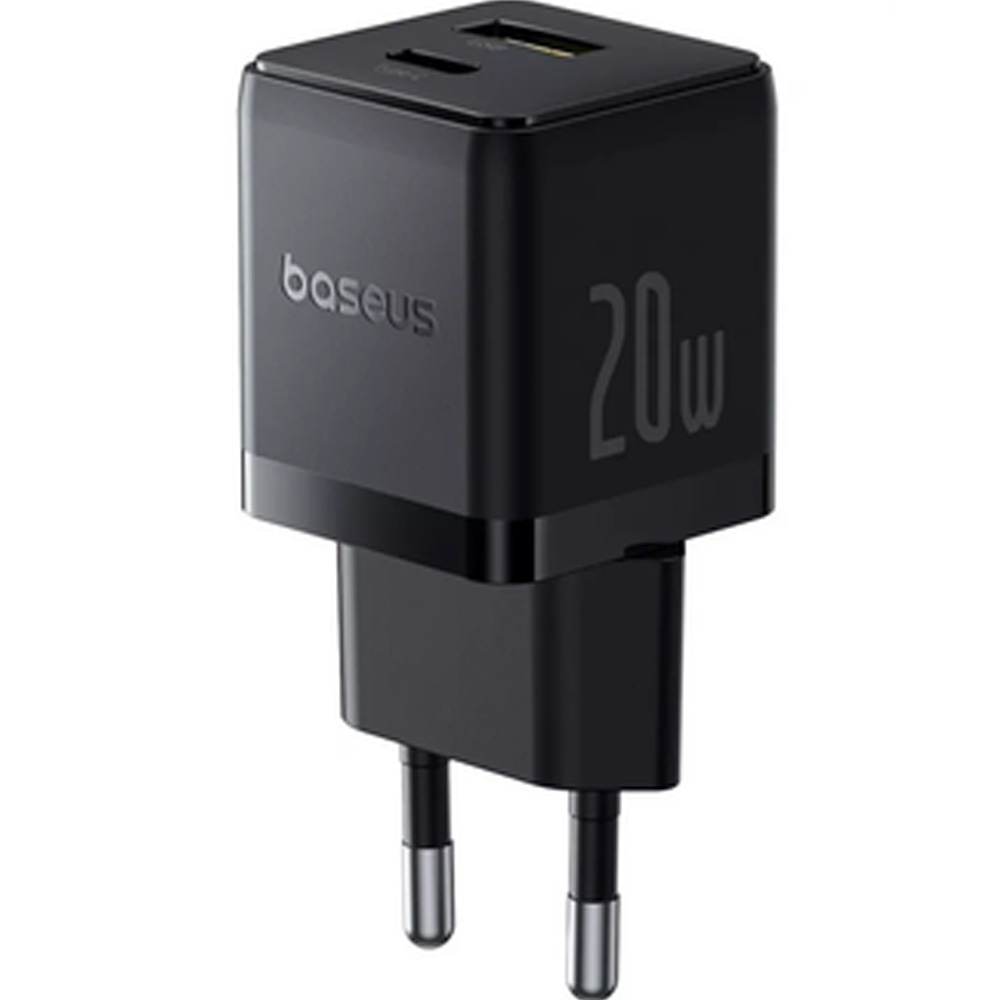 Зарядний пристрій BASEUS Palm C+U 20W Black (P10111608113-00)